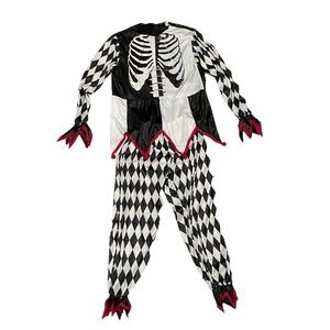 Boys Sinister Jester Halloween Costume 0611